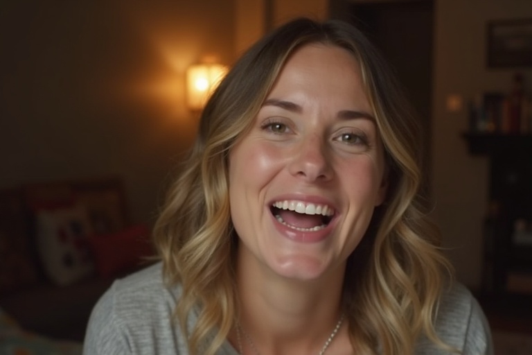 Momento emotivo durante registrazione